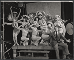 Richard Kiley and unidentified others in the stage production No Strings