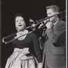 Polly Rowles and unidentified others in the stage production No Strings