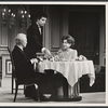 Hume Cronyn, Thom Christopher and Anne Baxter in the stage production Noel Coward in Two Keys