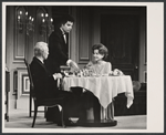 Hume Cronyn, Thom Christopher and Anne Baxter in the stage production Noel Coward in Two Keys