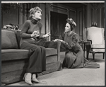 Anne Baxter and Jessica Tandy in the stage production Noel Coward in Two Keys