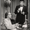 Jessica Tandy and Thom Christopher in the stage production Noel Coward in Two Keys
