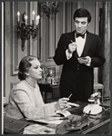Jessica Tandy and Thom Christopher in the stage production Noel Coward in Two Keys