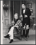 Hume Cronyn and Thom Christopher in the stage production Noel Coward in Two Keys