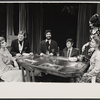 Carole Shelley, Barry Nelson, Richard Benjamin, Ken Howard, Paula Pretniss and Estelle Parsons in the stage production The Norman Conquests