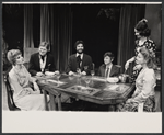 Carole Shelley, Barry Nelson, Richard Benjamin, Ken Howard, Paula Pretniss and Estelle Parsons in the stage production The Norman Conquests