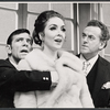 Norman Wisdom, Roni Dengel and Rex Garner in the stage production Not Now, Darling