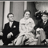 Rex Garner, Roni Dengel and Norman Wisdom in the stage production Not Now, Darling