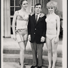 Roni Dengel, Norman Wisdom and Ardyth Kaiser in the stage production Not Now, Darling