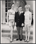 Roni Dengel, Norman Wisdom and Ardyth Kaiser in the stage production Not Now, Darling