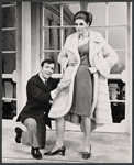 Norman Wisdom and Roni Dengel in the stage production Not Now, Darling