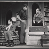 Sidney Armus, Walter Matthau and Nathaniel Frey in the stage production The Odd Couple 