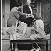 Walter Matthau, Art Carney, Carole Shelley and Monica Evans in the stage production The Odd Couple