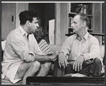 Walter Matthau and Art Carney in the stage production The Odd Couple