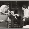 Paul Dooley, Art Carney and Sidney Armus in the stage production The Odd Couple