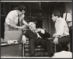 Paul Dooley, Art Carney and Sidney Armus in the stage production The Odd Couple