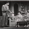 Walter Matthau, Carole Shelley and Monica Evans in the stage production The Odd Couple