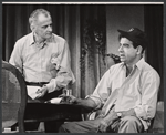 Art Carney and Walter Matthau in the stage production The Odd Couple