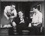 Paul Dooley, Eddie Bracken and Sidney Armus in the stage production The Odd Couple