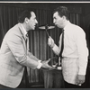 Jack Klugman and Eddie Bracken in the stage production The Odd Couple