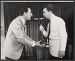 Jack Klugman and Eddie Bracken in the stage production The Odd Couple