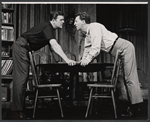 Pat Hingle and Eddie Bracken in the stage production The Odd Couple