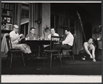 John Fiedler, Nathaniel Frey, Paul Dooley, Sidney Armus and Pat Hingle in the stage production The Odd Couple