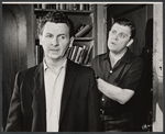Eddie Bracken and Pat Hingle in the stage production The Odd Couple