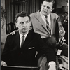 Eddie Bracken and Pat Hingle in the stage production The Odd Couple