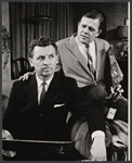 Eddie Bracken and Pat Hingle in the stage production The Odd Couple