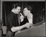 Pat Hingle and Eddie Bracken in the stage production The Odd Couple
