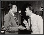 Pat Hingle and Eddie Bracken in the stage production The Odd Couple