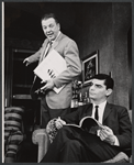 Dan Dailey and Richard Benjamin in the touring stage production The Odd Couple