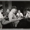 Harry Eno, Peter Boyle, Dan Dailey, William Pierson and Rik Colitti in the touring stage production The Odd Couple