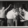 Dan Dailey, William Pierson, Harry Eno, Peter Boyle and Rik Colitti in the touring stage production The Odd Couple