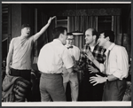 Dan Dailey, William Pierson, Harry Eno, Peter Boyle and Rik Colitti in the touring stage production The Odd Couple