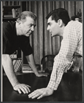 Dan Dailey and Richard Benjamin in the touring stage production The Odd Couple