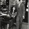 Elaine May and Jack Weston in the stage production The Office