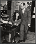 Elaine May and Jack Weston in the stage production of The Office