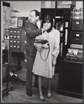 Jack Weston and Elaine May in the stage production The Office