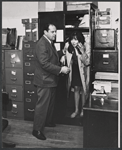 Jack Weston and Elaine May in the stage production of The Office