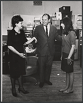 Ruth White, Jack Weston and Elaine May in the stage production The Office