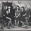 Doris Roberts, Ruth White, Jerome Robbins, Elaine May, playwright María Irene Fornés, and Jack Weston in rehearsal for the stage production The Office