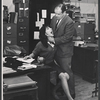 Elaine May and Jack Weston in the stage production of The Office