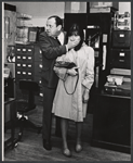 Jack Weston and Elaine May in the stage production of The Office