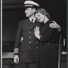 Tony Randall and Jacquelyn McKeever in the stage production Oh Captain!