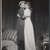 Tony Randall and Abbe Lane in the stage production Oh Captain!