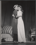 Tony Randall and Abbe Lane in the stage production Oh Captain!