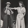 Tony Randall and Abbe Lane in the stage production Oh Captain!