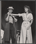 Tony Randall and Abbe Lane in the stage production Oh Captain!